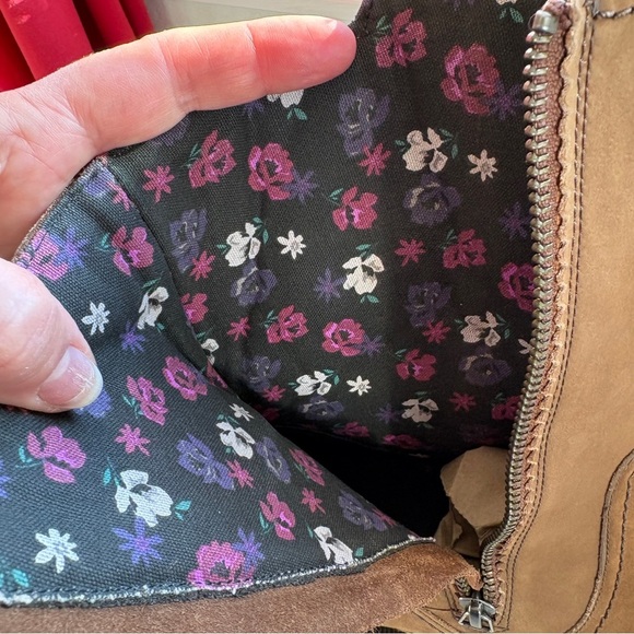 Teva Foxy Mid Boot waterproof Brown leather nubuck leather side zip 10 - Picture 13 of 15